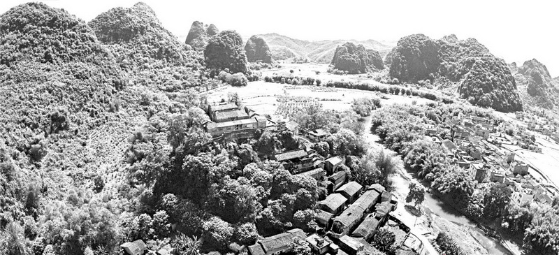 英西峰林景區(qū)彭家祠。