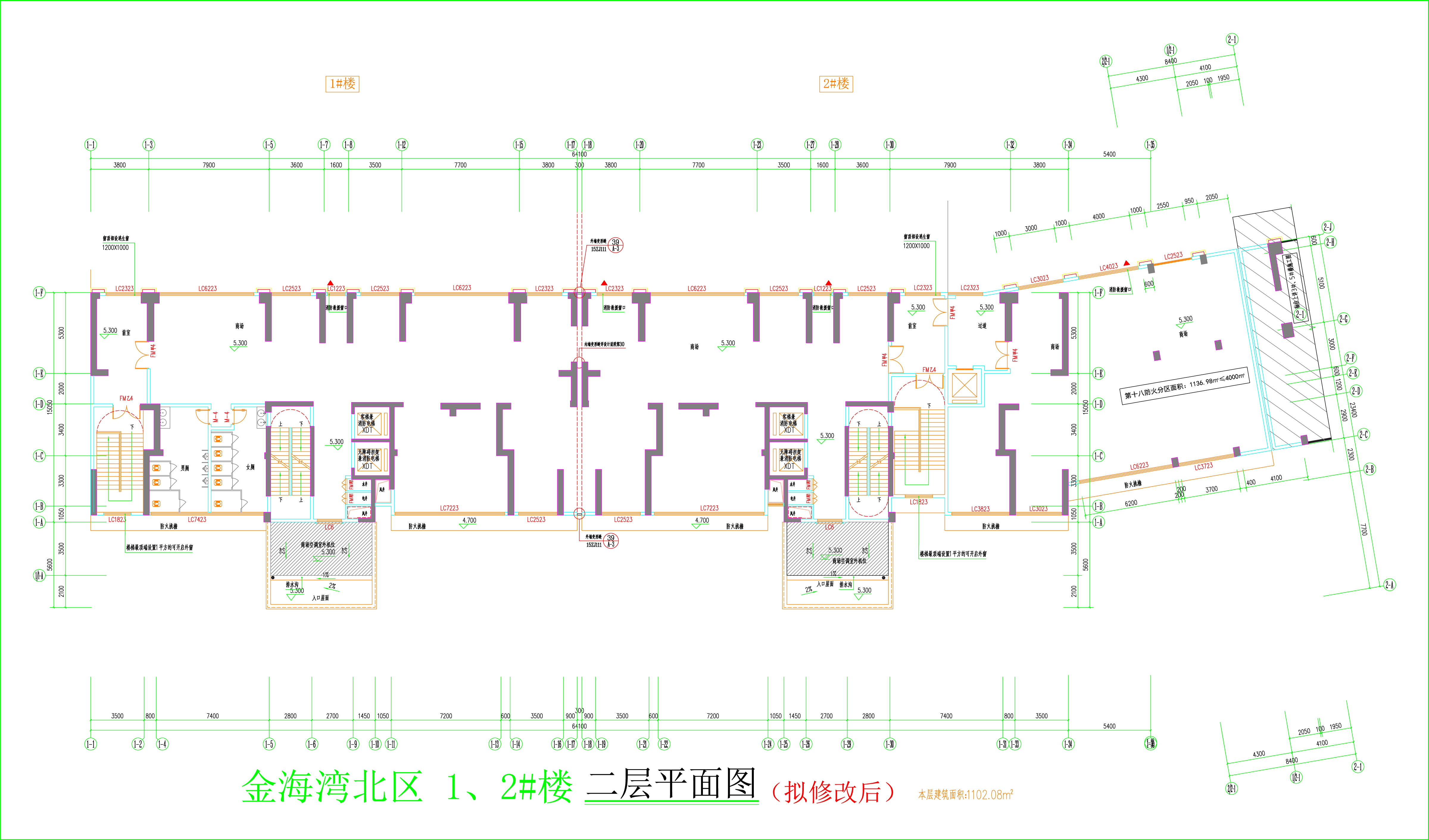 金海灣北區(qū)1、2#樓_二層平面圖（擬修改后）.jpg