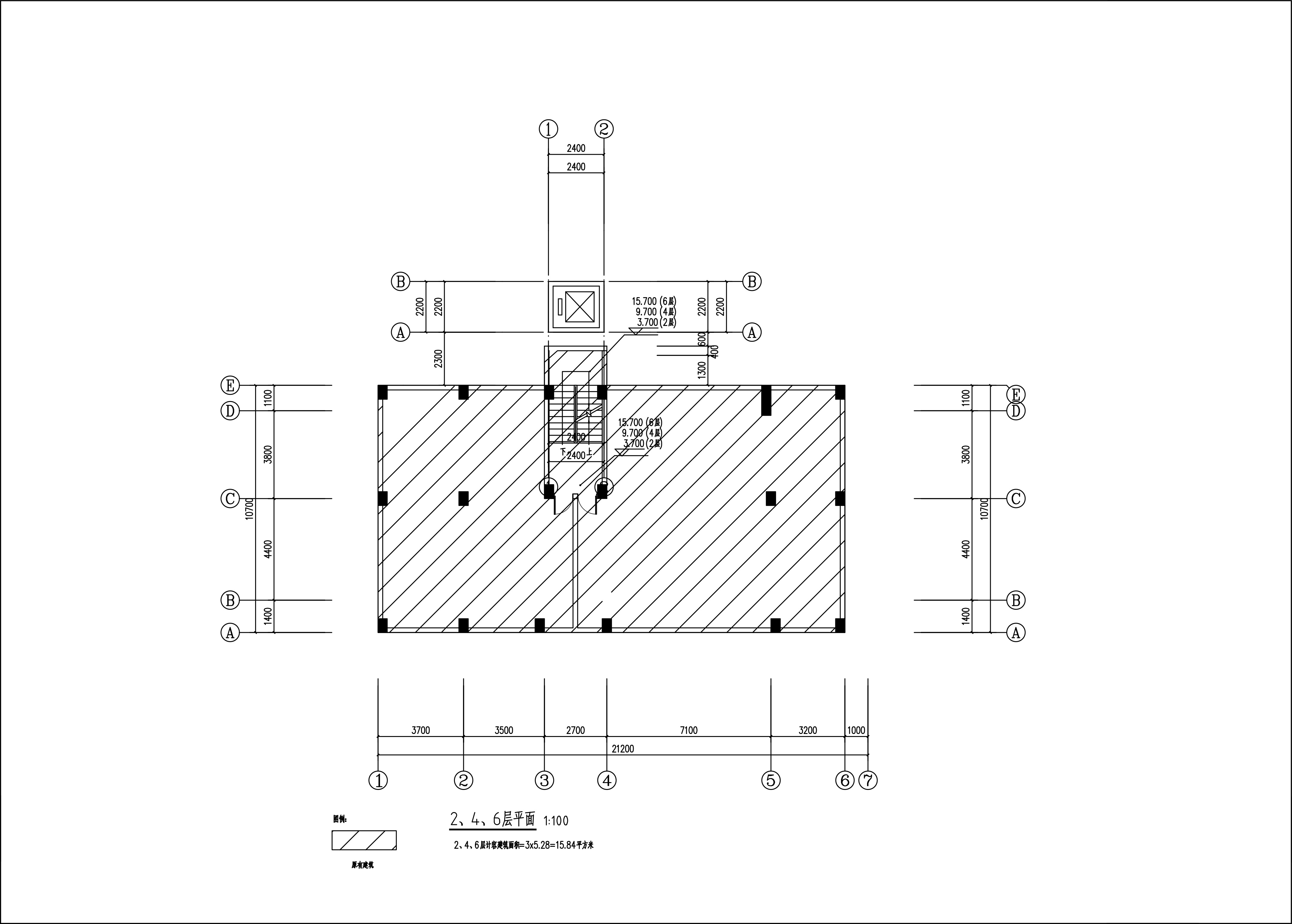 新城清遠供電局宿舍電梯建筑圖_2、4、6層 不設(shè)電梯出入口.jpg