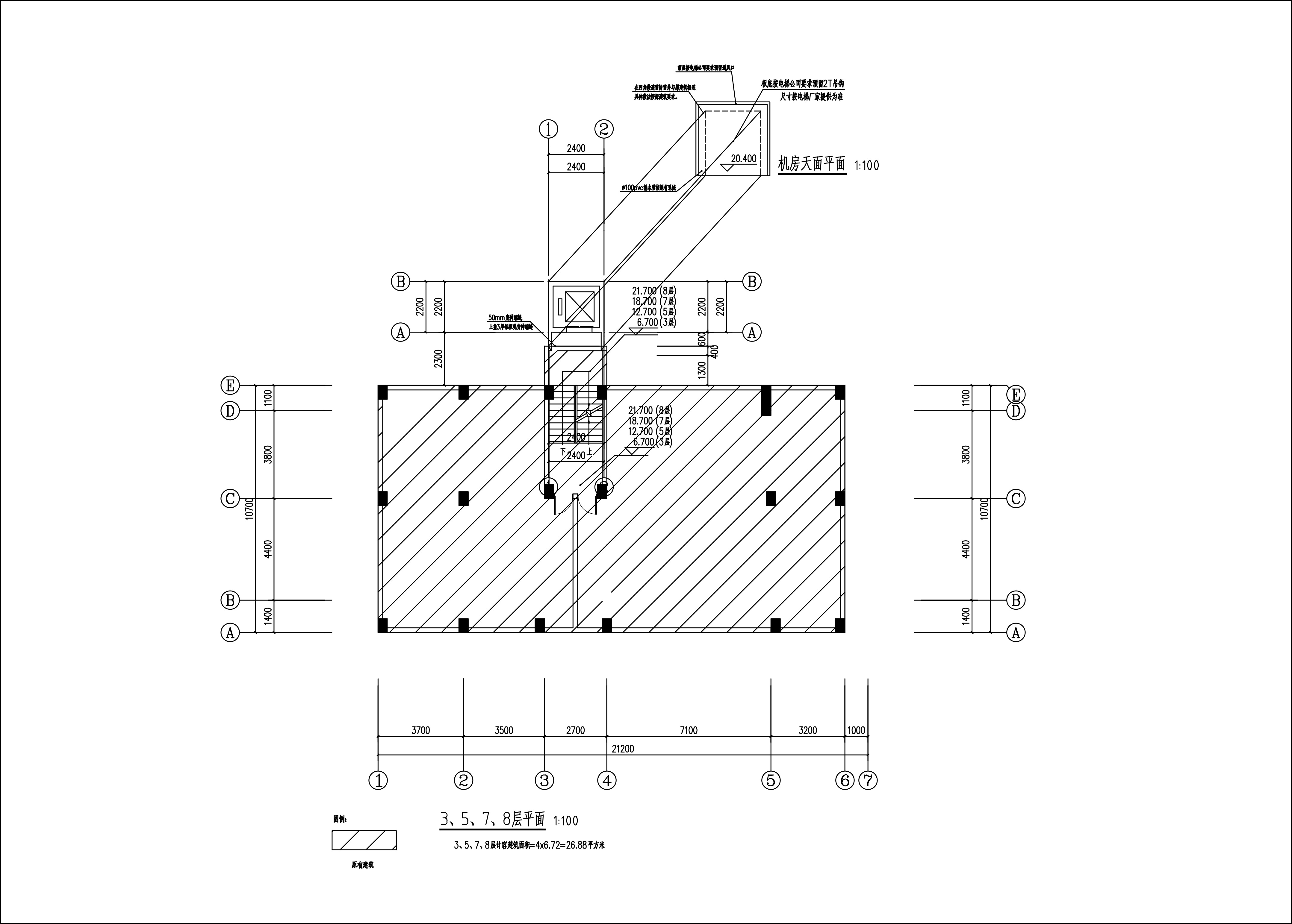 新城清遠供電局宿舍電梯建筑圖_3、5、7層.jpg