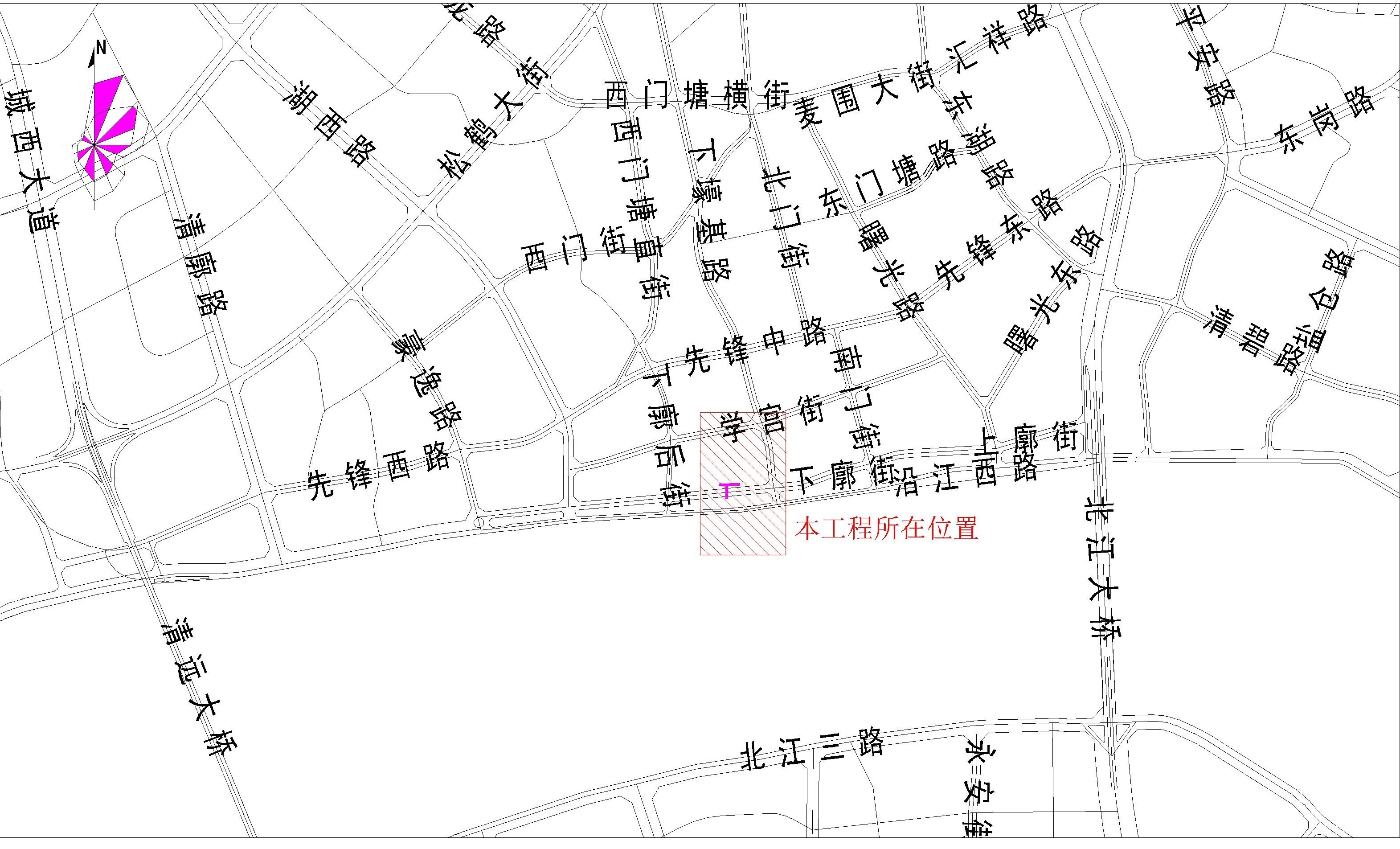 清遠市下廓街（泰青青泰融合菜段）市政中壓燃氣管道工程-區(qū)位圖.jpg